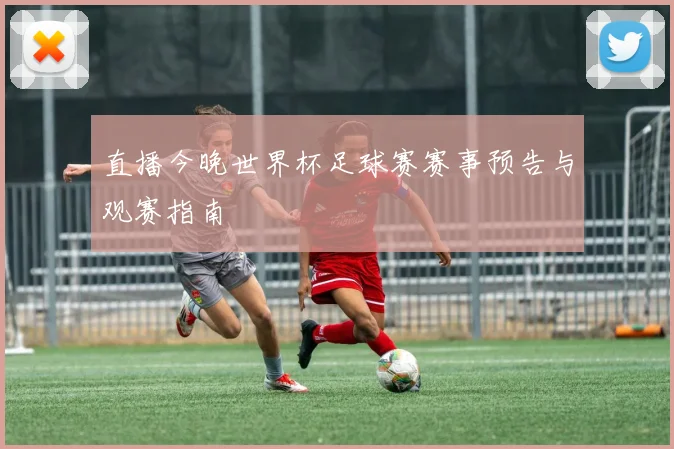 直播今晚世界杯足球赛赛事预告与观赛指南